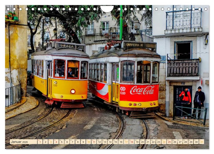 Produktbild: Ich fahre gern Stra&szlig;enbahn (Wandkalender 2026 DIN A4 quer), CALVENDO Monatskalender