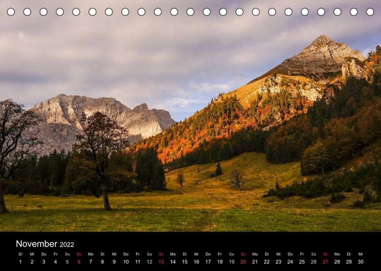 Produktbild: Karwendelherbst (Tischkalender 2022 DIN A5 quer)