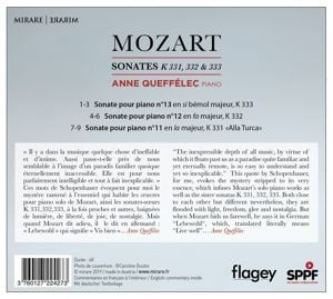 Produktbild: Mozart: Sonates pour piano K 331,332 & 333