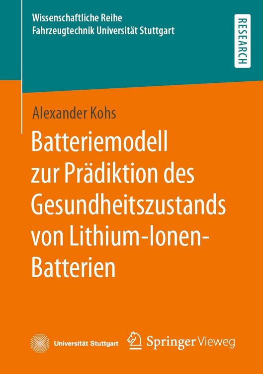 Produktbild: Batteriemodell zur Pr&auml;diktion des Gesundheitszustands von Lithium-Ionen-Batterien