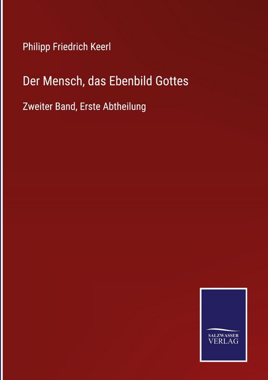 Produktbild: Der Mensch, das Ebenbild Gottes