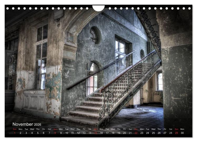 Produktbild: Lost Places HDR Beelitz II (Wall Calendar 2026 DIN A4 landscape), CALVENDO 12 Month Wall Calendar
