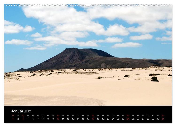 Produktbild: Fuerteventura (Wandkalender 2027 DIN A2 quer), CALVENDO Monatskalender