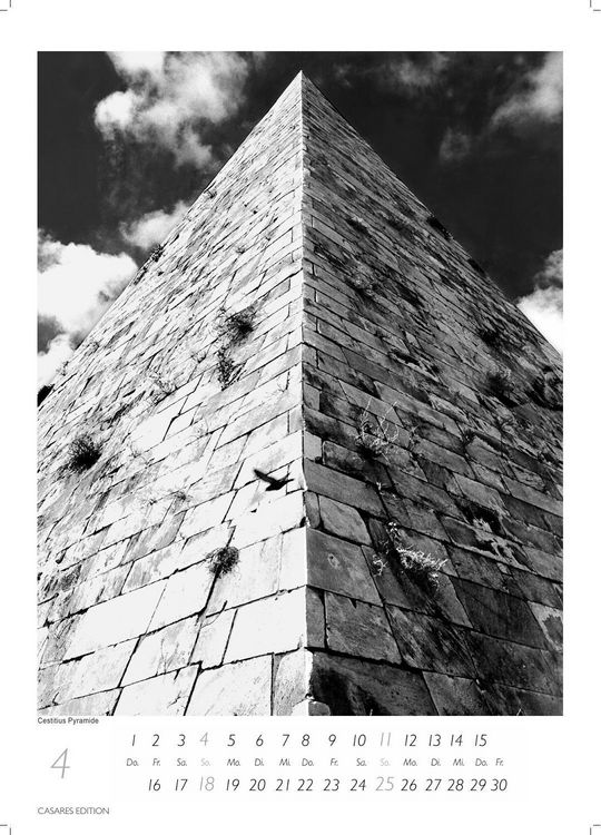 Produktbild: Rom schwarz-weiss Kalender 2027 &ndash; Wandkalender | Fotokalender Italien 29x21cm - . mit Historischen Motiven - Perfekt f&uuml;r Kunst, Architektur & Rom-Liebhaber