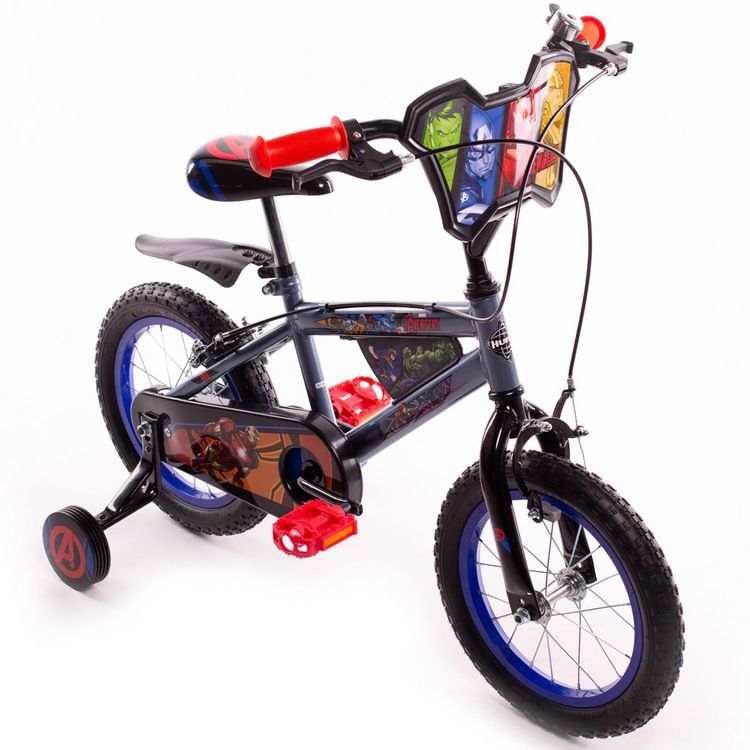 Produktbild: Huffy Avengers 14 Zoll Fahrrad, Grau/Schwarz
