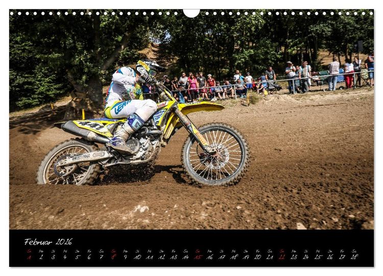 Produktbild: Motocross Racing 2026 (Wandkalender 2026 DIN A3 quer), CALVENDO Monatskalender