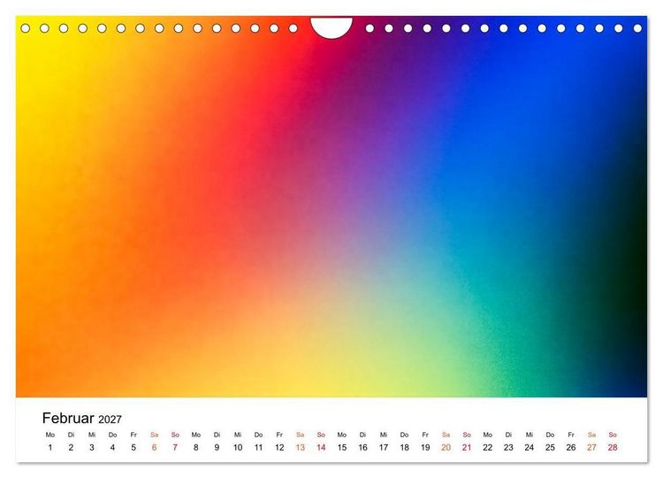 Produktbild: Spektrale Formwelten (Wandkalender 2027 DIN A4 quer), CALVENDO Monatskalender