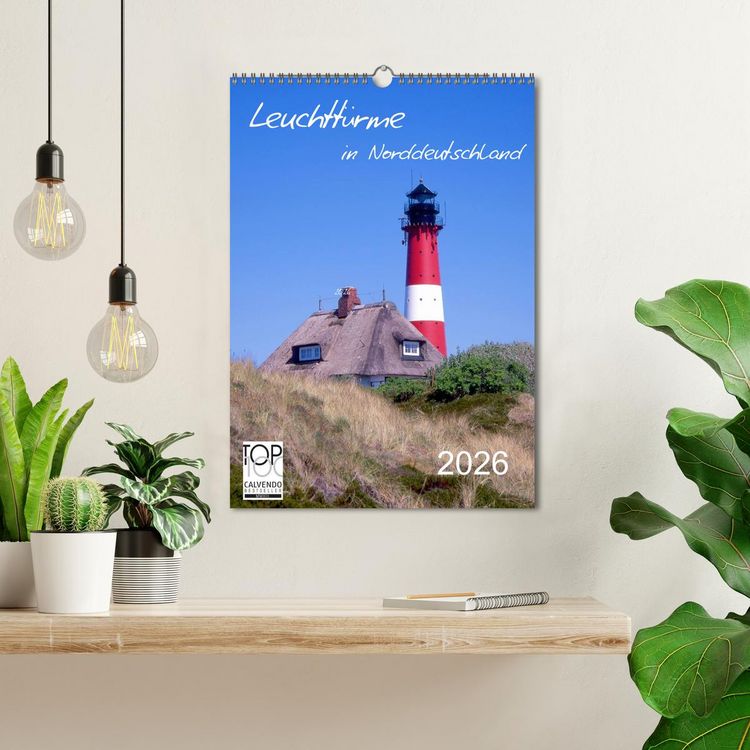 Produktbild: Leuchtt&uuml;rme in Norddeutschland (Wandkalender 2026 DIN A3 hoch), CALVENDO Monatskalender