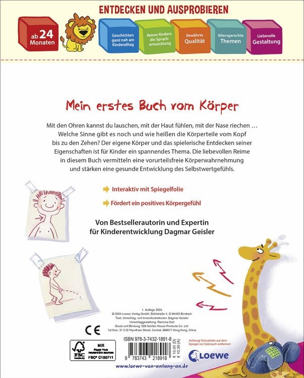 Produktbild: Ohren, Nase, Bauch - das hab ich auch!
