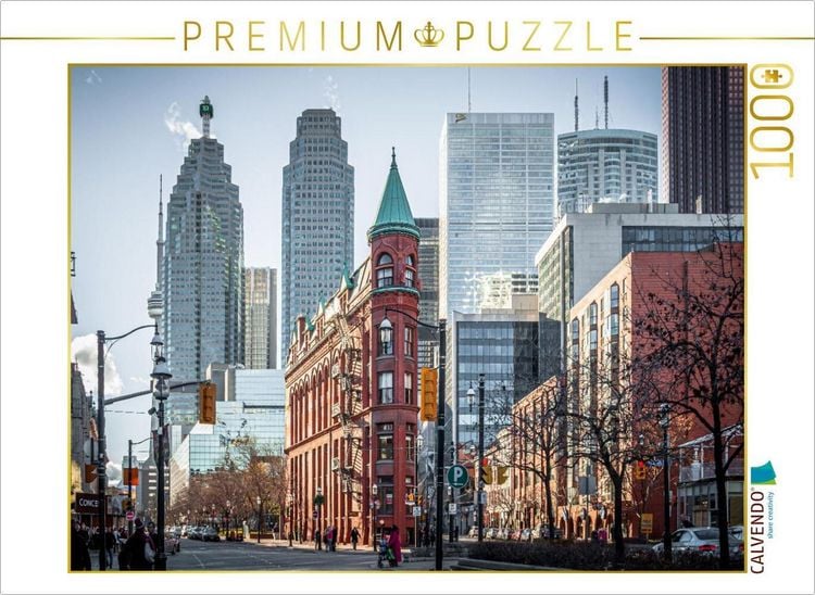 Produktbild: CALVENDO Puzzle Gooderham Geb&auml;ude | 1000 Teile Lege-Gr&ouml;&szlig;e 64x48cm Foto-Puzzle f&uuml;r gl&uuml;ckliche Stunden