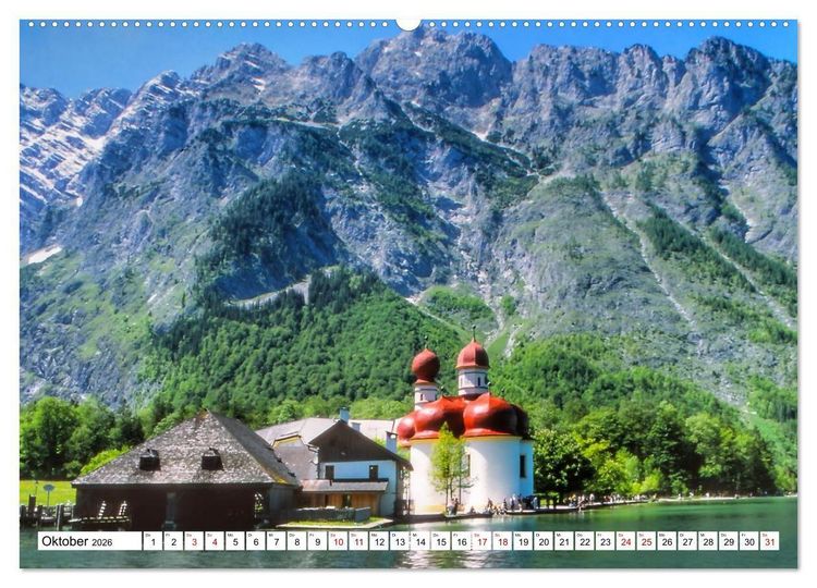 Produktbild: BAYERN, Du bist so sch&ouml;n (Wandkalender 2026 DIN A2 quer), CALVENDO Monatskalender