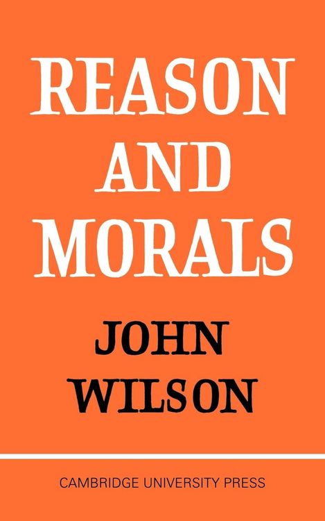 Produktbild: Reason and Morals