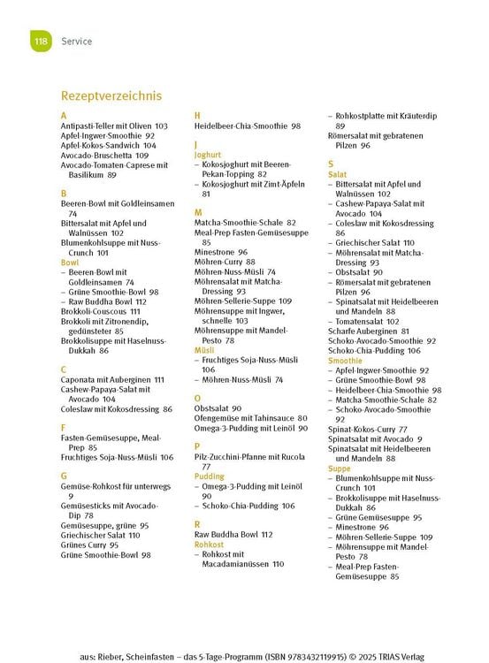 Produktbild: Scheinfasten - das 5-Tage-Programm