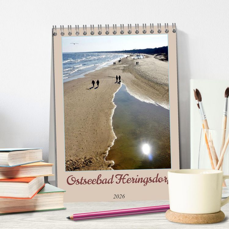Produktbild: Ostseebad Heringsdorf (Tischkalender 2026 DIN A5 hoch), CALVENDO Monatskalender
