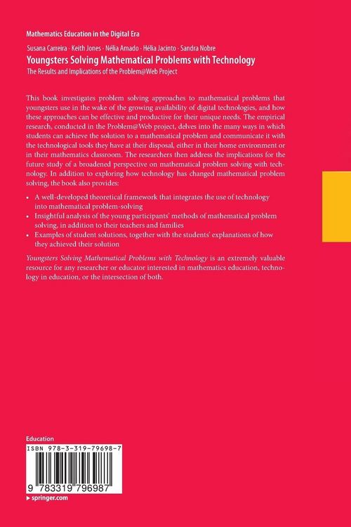 Produktbild: Youngsters Solving Mathematical Problems with Technology