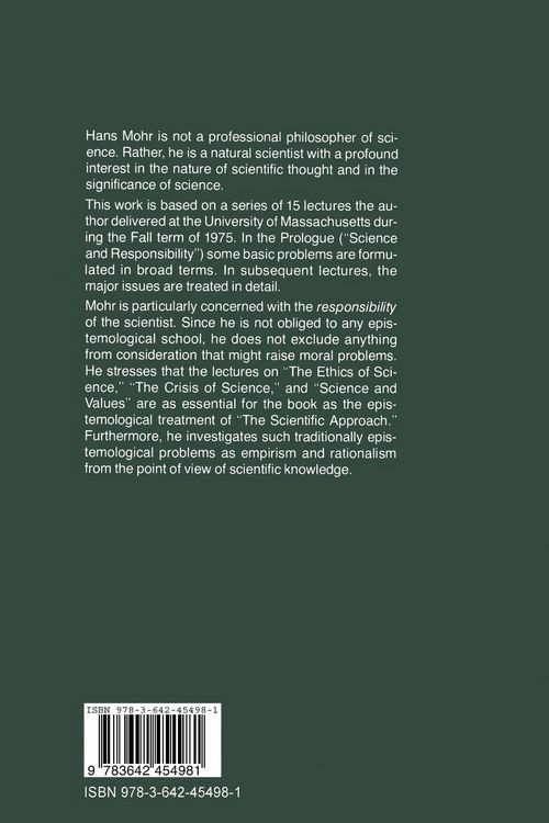 Produktbild: Lectures on Structure and Significance of Science