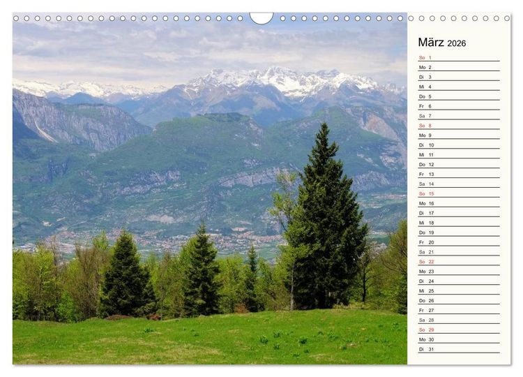 Produktbild: Gardasee (Wandkalender 2026 DIN A3 quer), CALVENDO Monatskalender