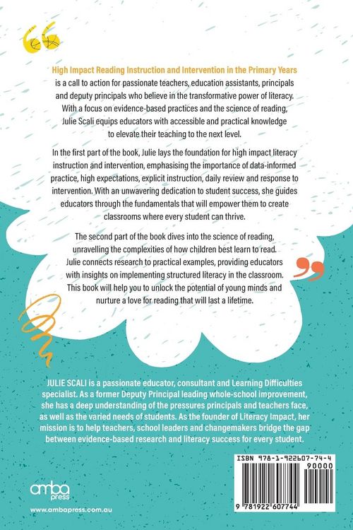 Produktbild: High Impact Reading Instruction and Intervention in the Primary Years