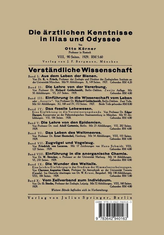 Produktbild: Die homerische Tierwelt