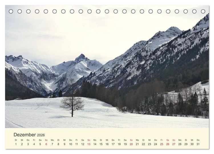 Produktbild: Wandergl&uuml;ck im Allg&auml;u (Tischkalender 2026 DIN A5 quer), CALVENDO Monatskalender