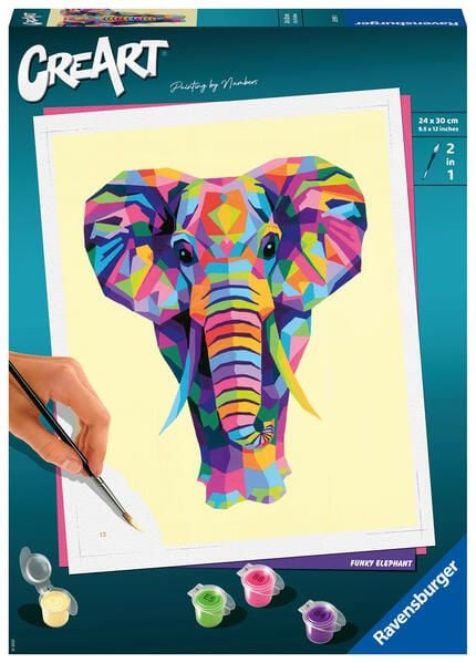 Produktbild: CreArt Adults Trend - Funky Elefant