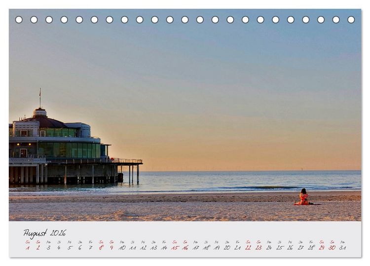Produktbild: Belgien - Grafschaft Flandern (Tischkalender 2026 DIN A5 quer), CALVENDO Monatskalender