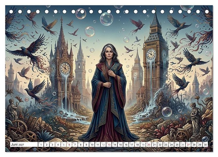 Produktbild: Was das Leben f&uuml;hlt (Tischkalender 2027 DIN A5 quer), CALVENDO Monatskalender