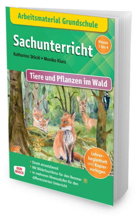 Produktbild: Arbeitsmaterial Grundschule. Sachunterricht. Tiere und Pflanzen im Wald