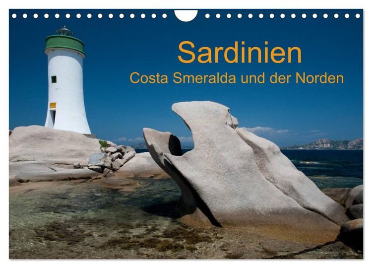 Produktbild: Sardinien Costa Smeralda und der Norden (Wandkalender 2026 DIN A4 quer), CALVENDO Monatskalender