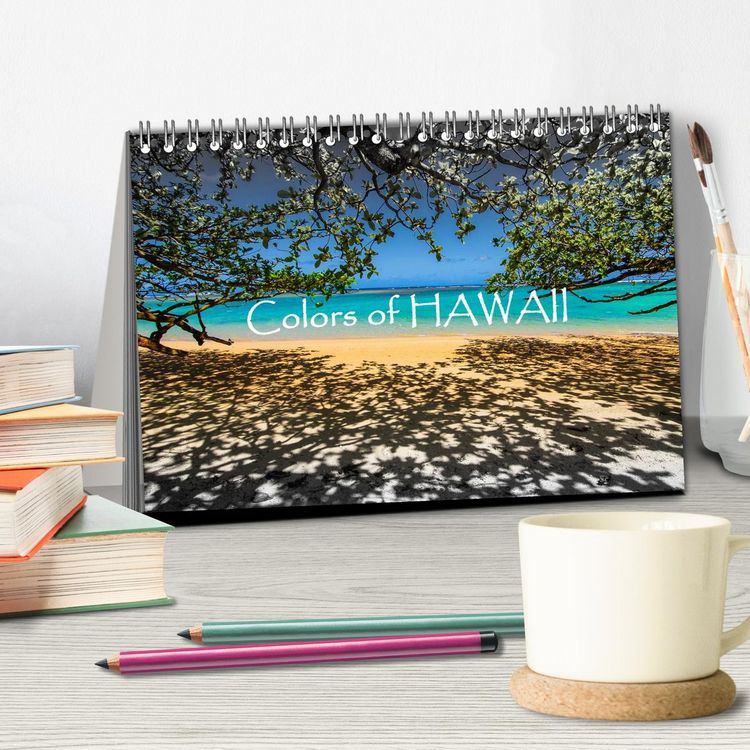 Produktbild: Colors of HAWAII (Tischkalender 2026 DIN A5 quer), CALVENDO Monatskalender