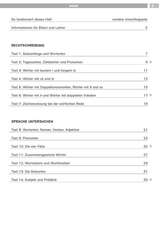 Produktbild: Deutsch-Tests 4. Klasse