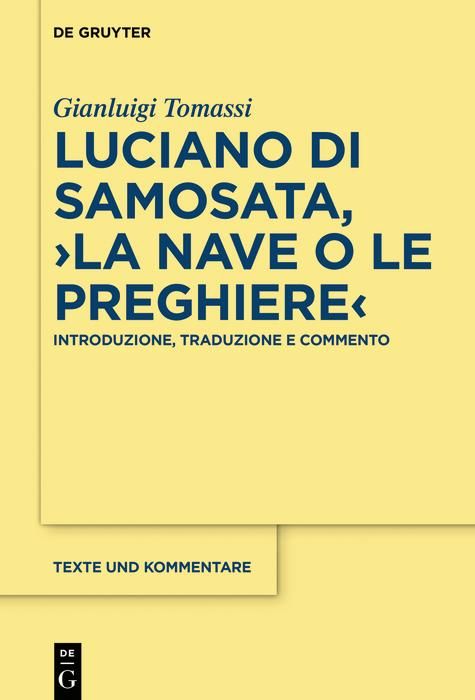 Produktbild: Luciano di Samosata, >La nave o Le preghiere<
