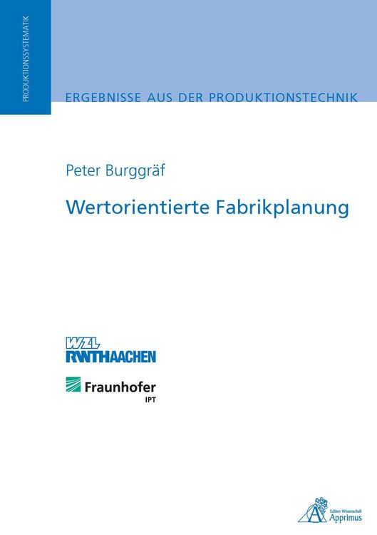 Produktbild: Wertorientierte Fabrikplanung