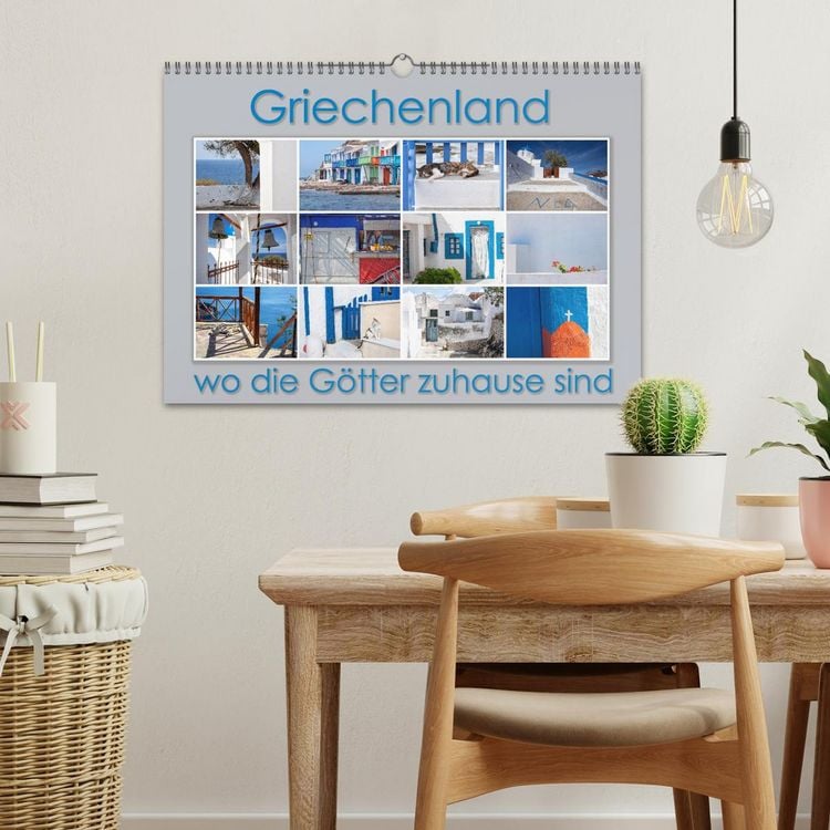 Produktbild: Griechenland - wo die G&ouml;tter zuhause sind (Wandkalender 2026 DIN A3 quer), CALVENDO Monatskalender