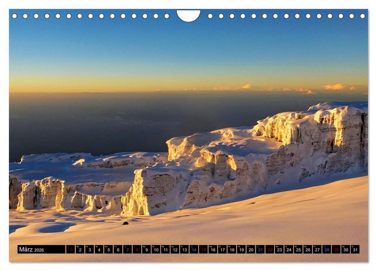 Produktbild: Kilimanjaro - das Dach Afrikas (Wandkalender 2026 DIN A4 quer), CALVENDO Monatskalender