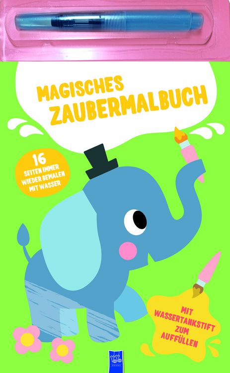 Produktbild: Magisches Zaubermalbuch - Gr&uuml;n (Elefant)