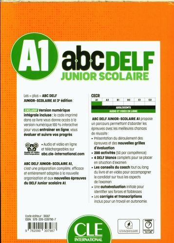 Produktbild: ABC DELF Junior Scolaire - Niveau A1 - 3eme edition