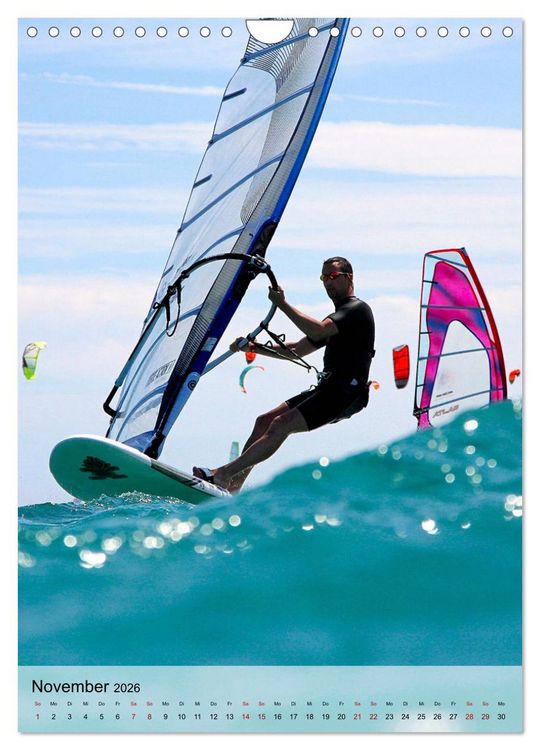 Produktbild: Windsurfen - Fun pur (Wandkalender 2026 DIN A4 hoch), CALVENDO Monatskalender