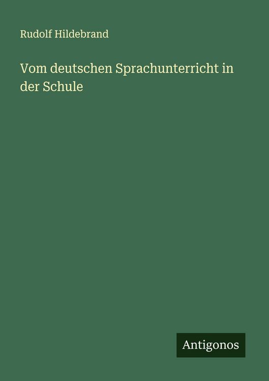 Produktbild: Vom deutschen Sprachunterricht in der Schule