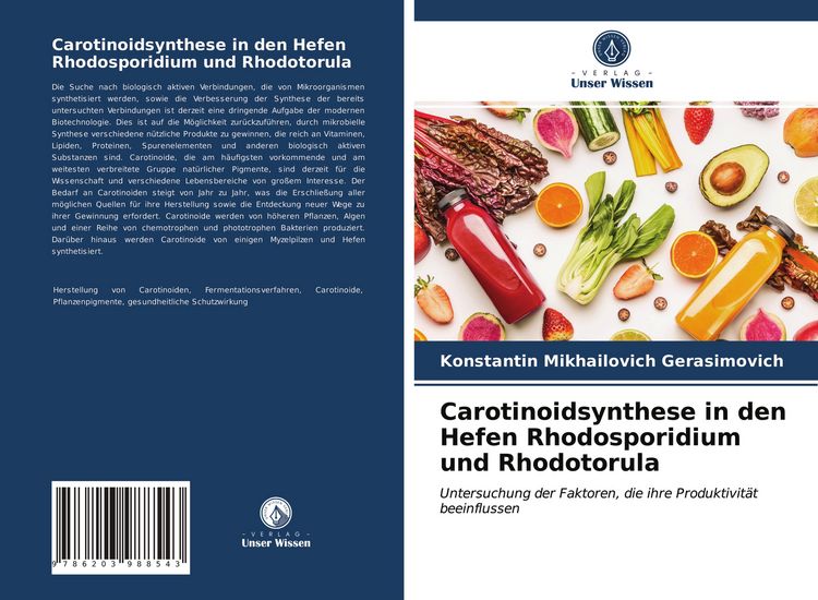 Produktbild: Carotinoidsynthese in den Hefen Rhodosporidium und Rhodotorula