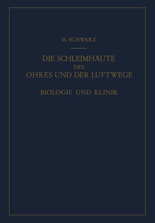 Produktbild: Die Schleimh&auml;ute des Ohres und der Luftwege