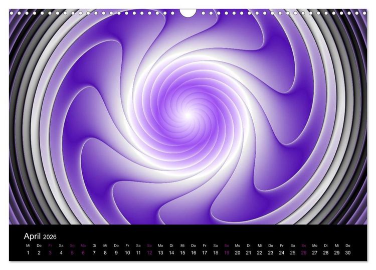 Produktbild: Die Farbe Lila (Wandkalender 2026 DIN A3 quer), CALVENDO Monatskalender