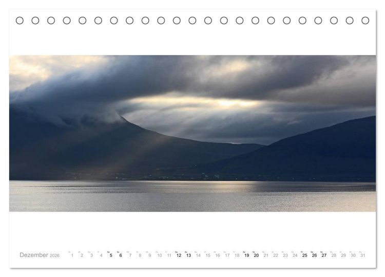Produktbild: Panoramen der norwegischen K&uuml;ste (Tischkalender 2026 DIN A5 quer), CALVENDO Monatskalender