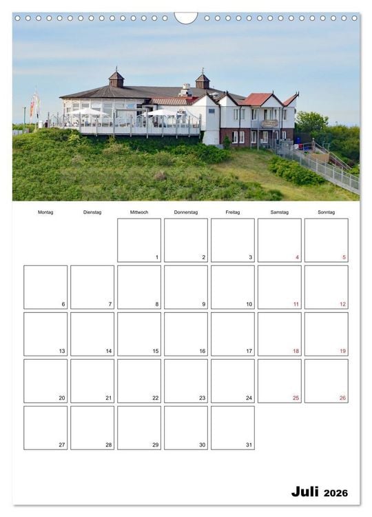 Produktbild: Langeoog - eine Trauminsel (Wandkalender 2026 DIN A3 hoch), CALVENDO Monatskalender