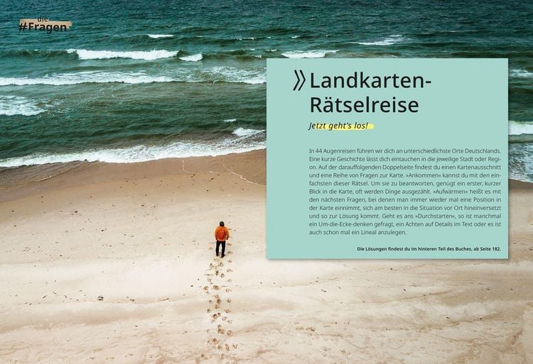 Produktbild: Landkarten-R&auml;tselreise Deutschland
