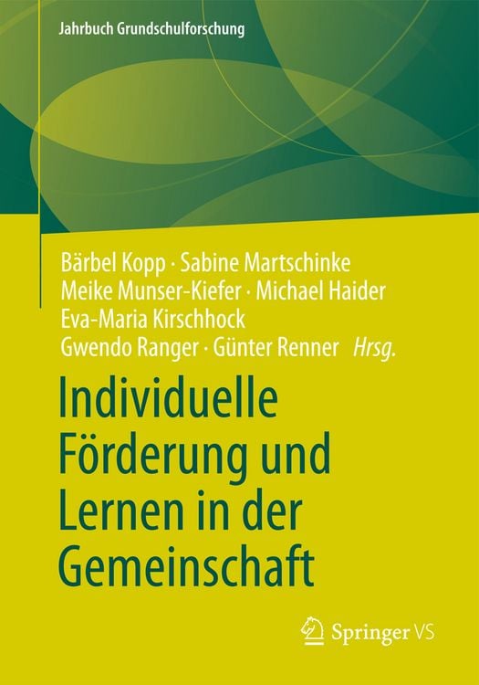 Produktbild: Individuelle F&ouml;rderung und Lernen in der Gemeinschaft