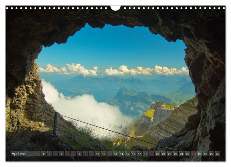 Produktbild: Der Zauber der Schweizer Berge (Wandkalender 2026 DIN A3 quer), CALVENDO Monatskalender