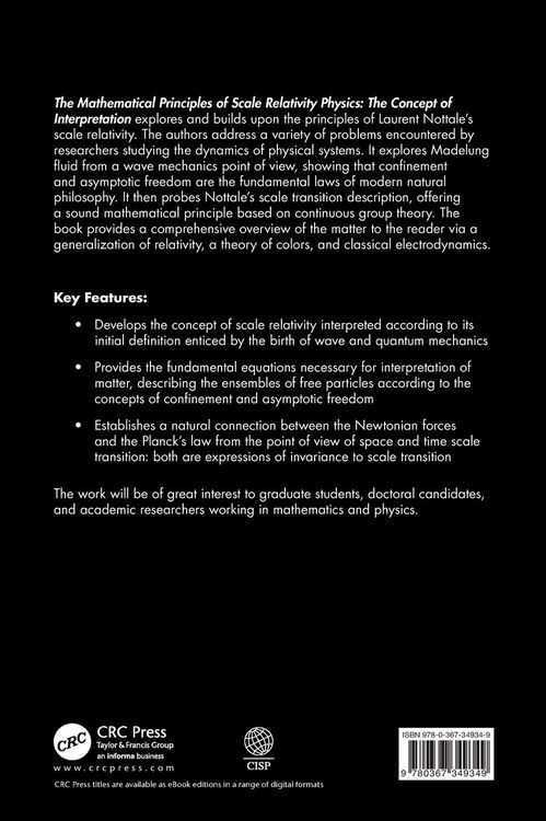 Produktbild: The Mathematical Principles of Scale Relativity Physics