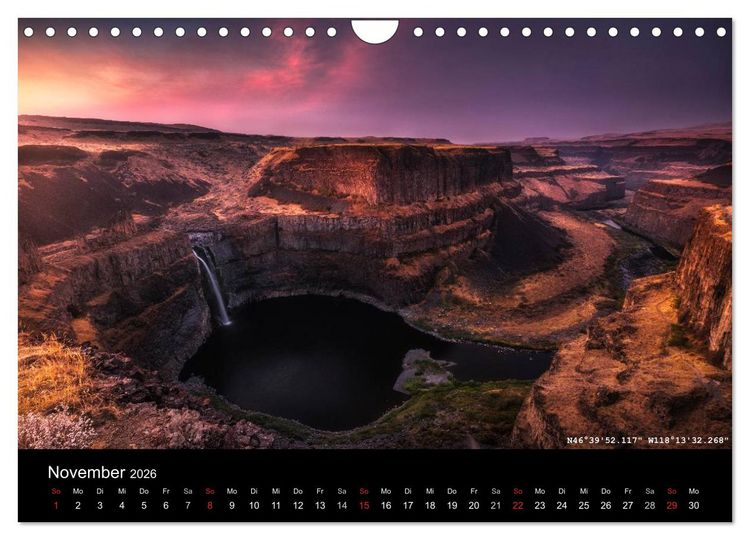 Produktbild: More Wild, Wild Places 2026 (Wandkalender 2026 DIN A4 quer), CALVENDO Monatskalender