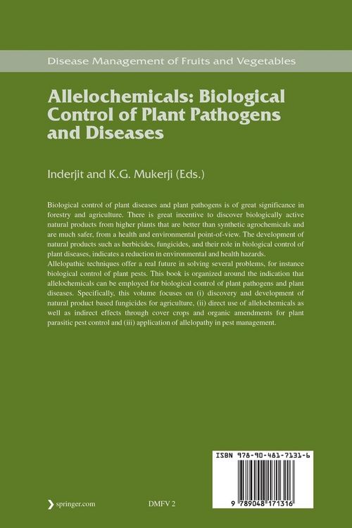 Produktbild: Allelochemicals: Biological Control of Plant Pathogens and Diseases